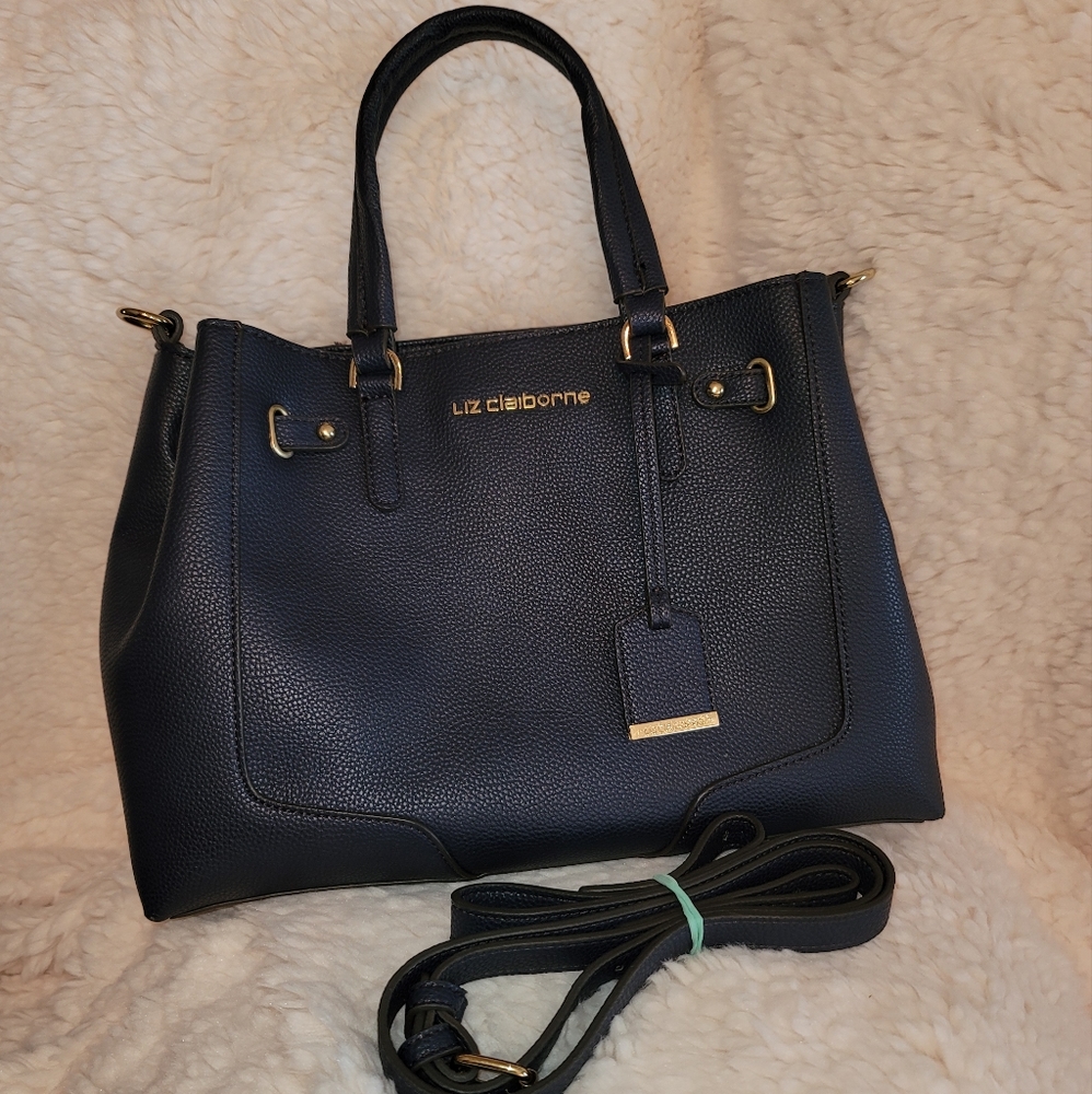 NWOT Liz Claiborne 3 Compartment Purse with Magnetic Closures